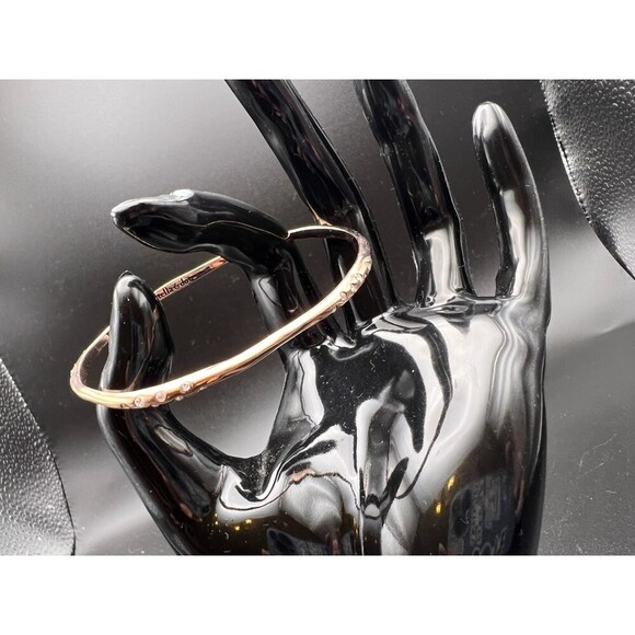 STELLA & Dot Rose Gold and Crystal Bangle - Picture 6 of 7